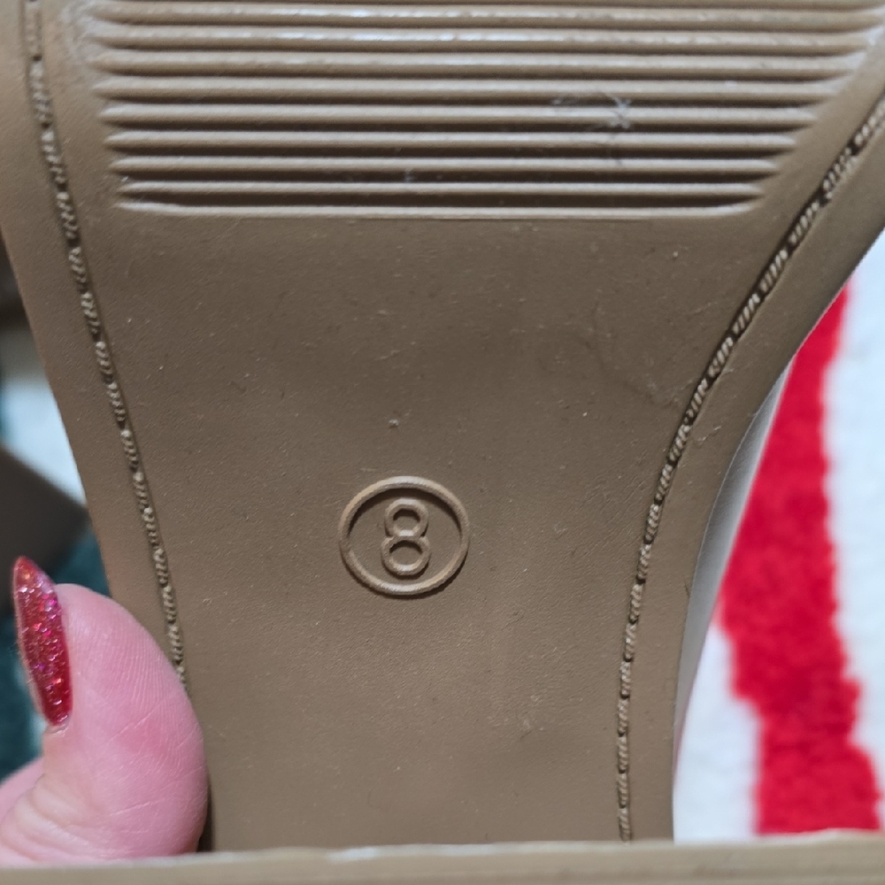 Universal Thread Tan Leather Clogs - image 5